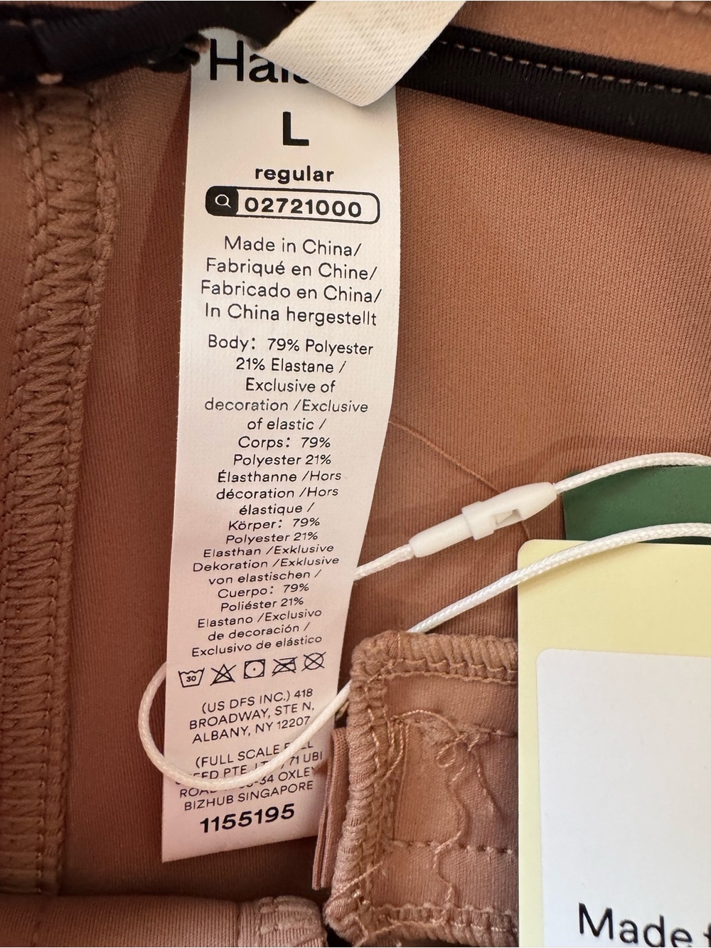 Halara Flex Daystretch Pants Trousers High Waist Stretch Pockets Tan Large NEW - Picture 9 of 10